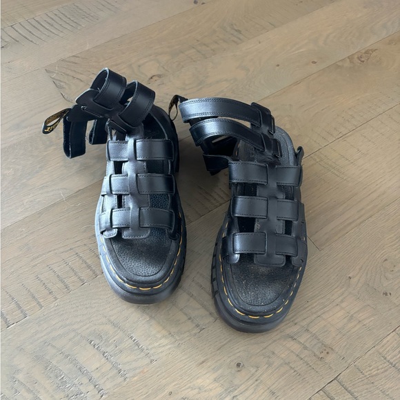 Doc Martens gladiator sandal, leather , black - Picture 3 of 4